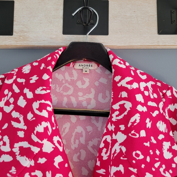 Andrée Leopard Print lightweight Jacket Size Medium - Picture 5 of 8